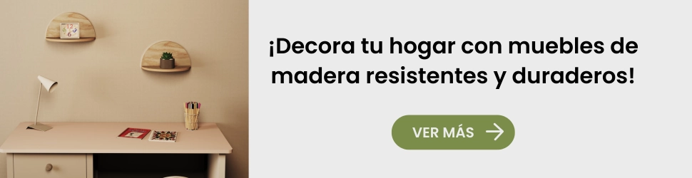 decorar habitación infantil con muebles infantiles de madera