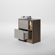 Cajonera Altair a medida Roble Cannolo y Cashmere