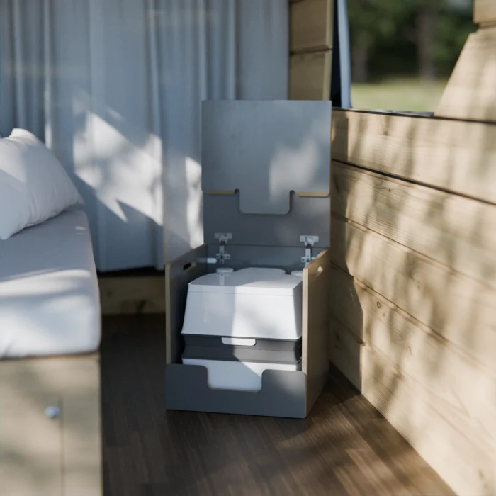Muebles baño camper